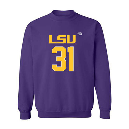 LSU - NCAA Football : CJ Jimcoily - Replica Shersey Crewneck Sweatshirt-0