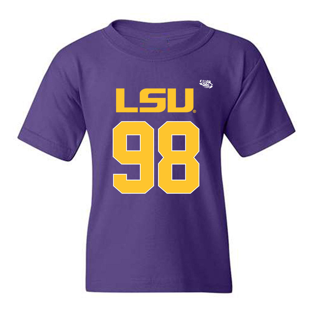LSU - NCAA Football : Achilles Woods - Replica Shersey Youth T-Shirt-0
