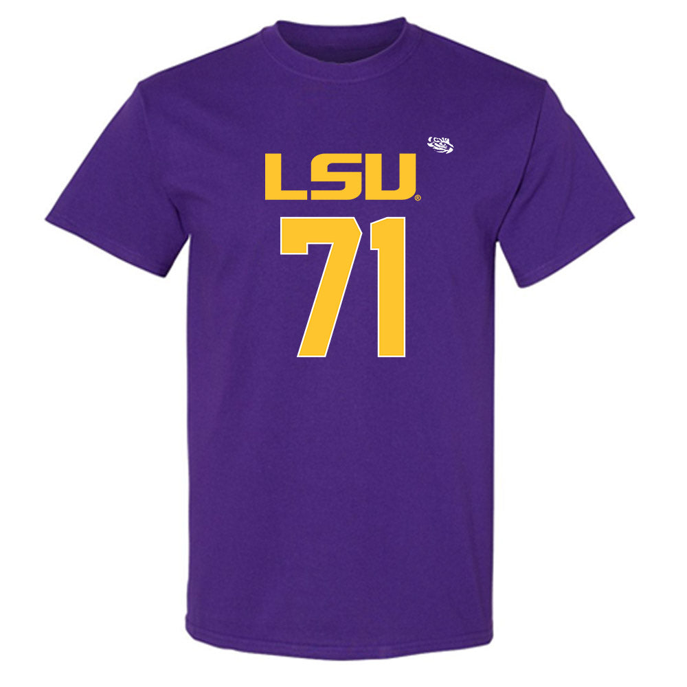 LSU - NCAA Football : Brysten Martinez - Replica Shersey T-Shirt-0