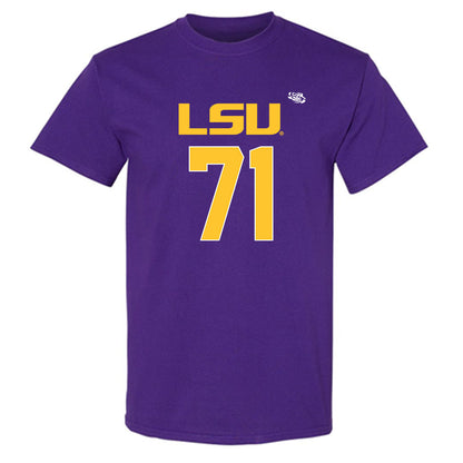 LSU - NCAA Football : Brysten Martinez - Replica Shersey T-Shirt-0