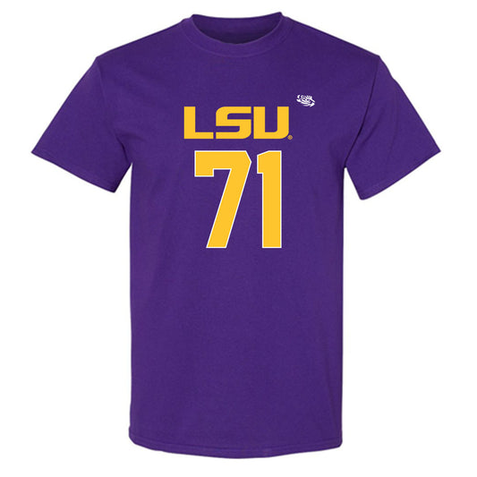 LSU - NCAA Football : Brysten Martinez - Replica Shersey T-Shirt-0