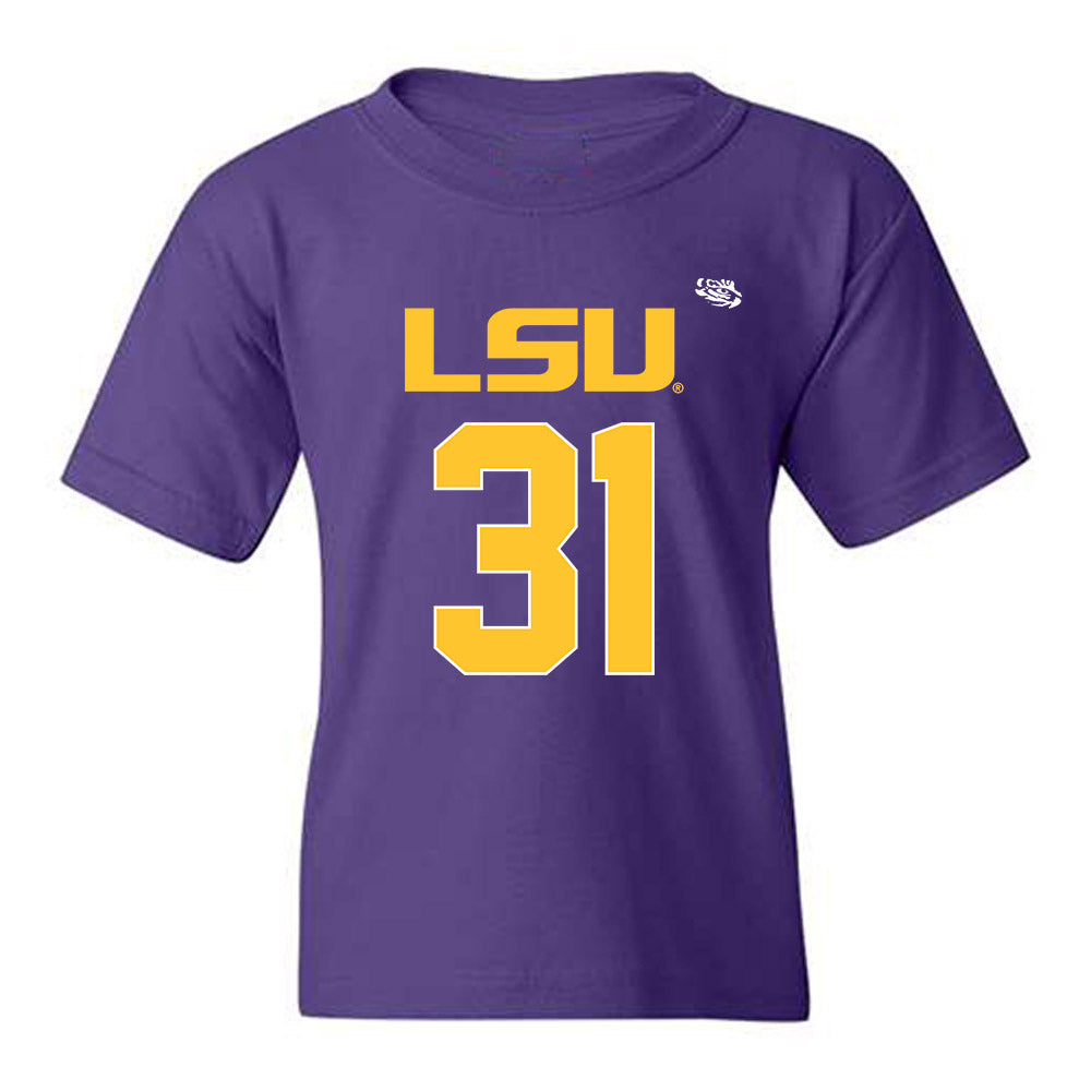 LSU - NCAA Football : CJ Jimcoily - Replica Shersey Youth T-Shirt-0