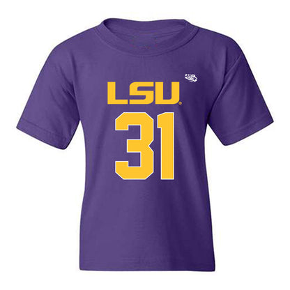 LSU - NCAA Football : CJ Jimcoily - Replica Shersey Youth T-Shirt-0
