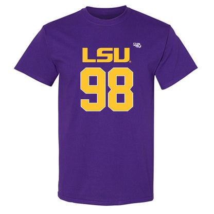 LSU - NCAA Football : Achilles Woods - Replica Shersey T-Shirt-0