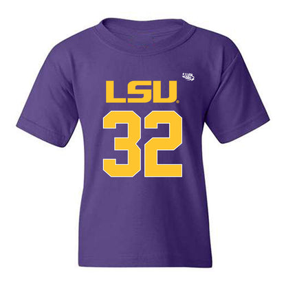 LSU - NCAA Football : Gavin Higgins - Replica Shersey Youth T-Shirt-0