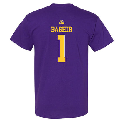 LSU - NCAA Men's Basketball : Abdi Bashir - Replica Shersey T-Shirt-1