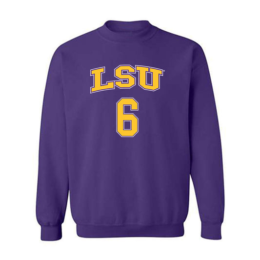 LSU - NCAA Men's Basketball : Robert Miller III - Replica Shersey Crewneck Sweatshirt-0