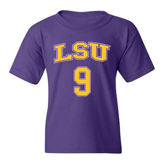 LSU - NCAA Men's Basketball : Jalen Reed - Replica Shersey Youth T-Shirt-0