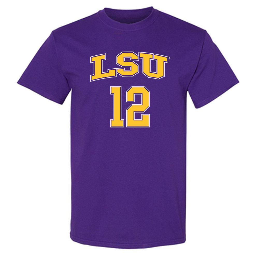 LSU - NCAA Men's Basketball : RJ Luis Jr. - Replica Shersey T-Shirt-0