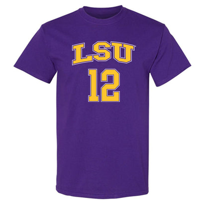 LSU - NCAA Men's Basketball : RJ Luis Jr. - Replica Shersey T-Shirt-0