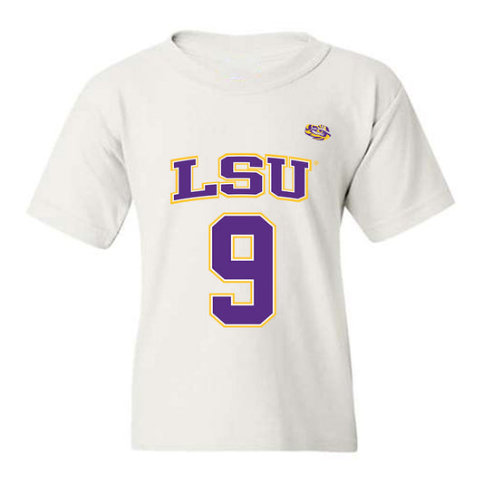 LSU - NCAA Men's Basketball : Jalen Reed - Replica Shersey Youth T-Shirt-0