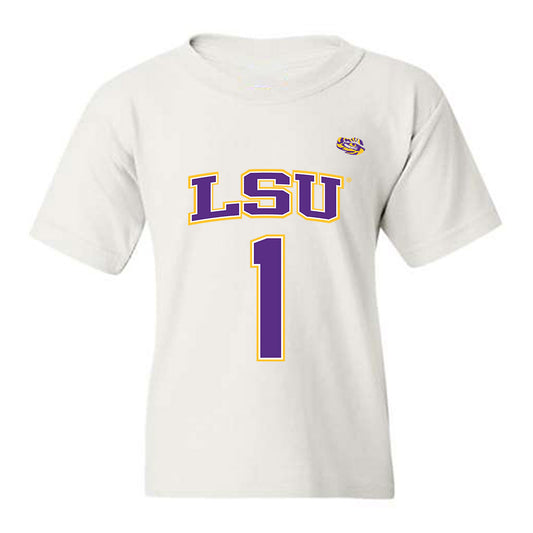 LSU - NCAA Men's Basketball : Mike Nwoko - Replica Shersey Youth T-Shirt-0