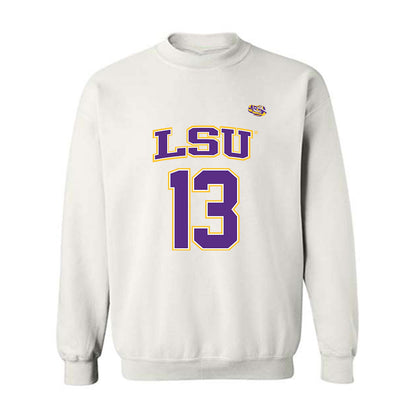 LSU - NCAA Men's Basketball : Matthew Gilhool - Replica Shersey Crewneck Sweatshirt-0