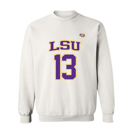 LSU - NCAA Men's Basketball : Matthew Gilhool - Replica Shersey Crewneck Sweatshirt-0