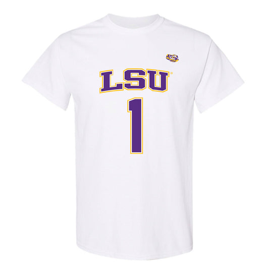 LSU - NCAA Men's Basketball : Abdi Bashir - Replica Shersey T-Shirt-0