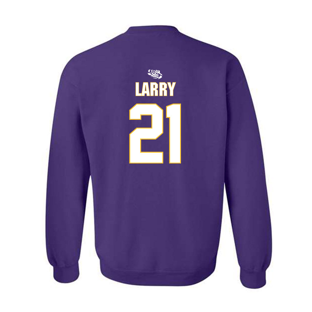 LSU - NCAA Women's Basketball : Chloe Larry - Replica Shersey Crewneck Sweatshirt-1