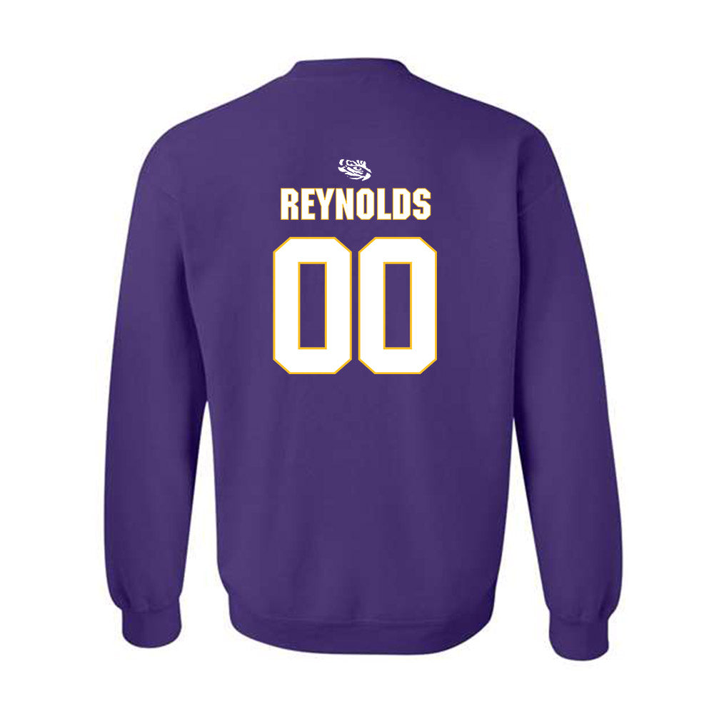 LSU - NCAA Women's Basketball : Laila Reynolds - Replica Shersey Crewneck Sweatshirt-1