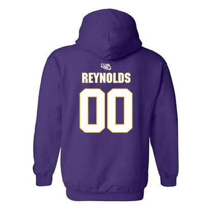 LSU - NCAA Women's Basketball : Laila Reynolds - Replica Shersey Hooded Sweatshirt-1