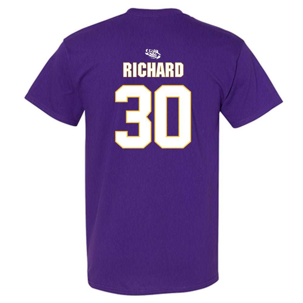 LSU - NCAA Women's Basketball : Jada Richard - Replica Shersey T-Shirt-1