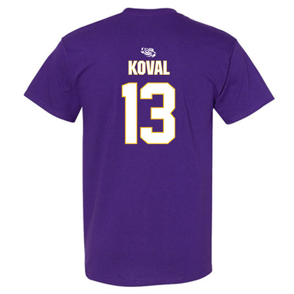 LSU - NCAA Women's Basketball : Kate Koval - Replica Shersey T-Shirt-1