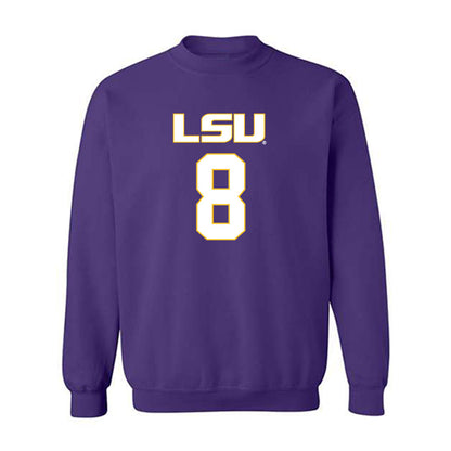 LSU - NCAA Women's Basketball : Jada Williams - Replica Shersey Crewneck Sweatshirt-0