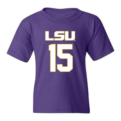 LSU - NCAA Women's Basketball : Meghan Yarnevich - Replica Shersey Youth T-Shirt-0