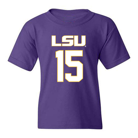 LSU - NCAA Women's Basketball : Meghan Yarnevich - Replica Shersey Youth T-Shirt-0