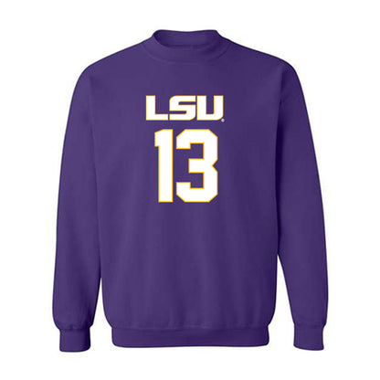 LSU - NCAA Women's Basketball : Kate Koval - Replica Shersey Crewneck Sweatshirt-0