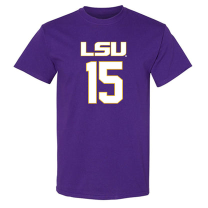 LSU - NCAA Women's Basketball : Meghan Yarnevich - Replica Shersey T-Shirt-0