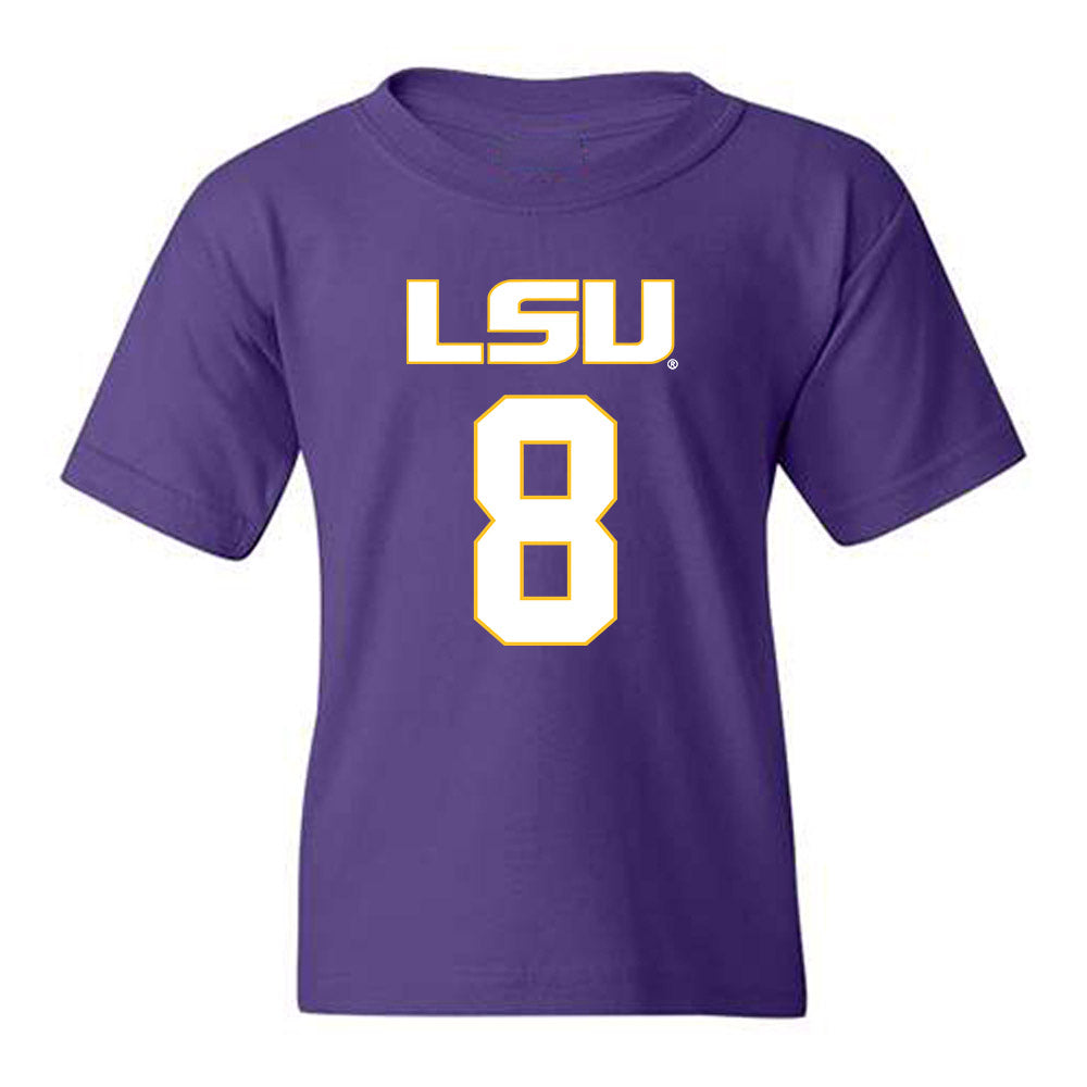 LSU - NCAA Women's Basketball : Jada Williams - Replica Shersey Youth T-Shirt-0