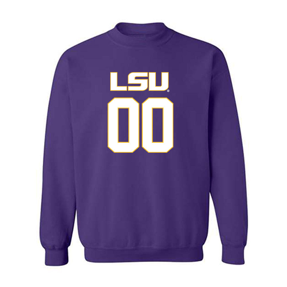 LSU - NCAA Women's Basketball : Laila Reynolds - Replica Shersey Crewneck Sweatshirt-0