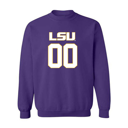 LSU - NCAA Women's Basketball : Laila Reynolds - Replica Shersey Crewneck Sweatshirt-0