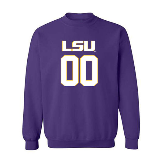 LSU - NCAA Women's Basketball : Laila Reynolds - Replica Shersey Crewneck Sweatshirt-0