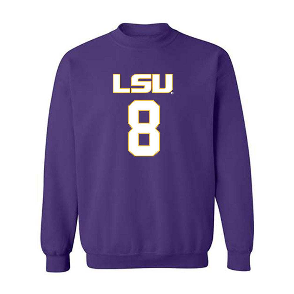 LSU - NCAA Women's Basketball : Jada Williams - Replica Shersey Crewneck Sweatshirt-0