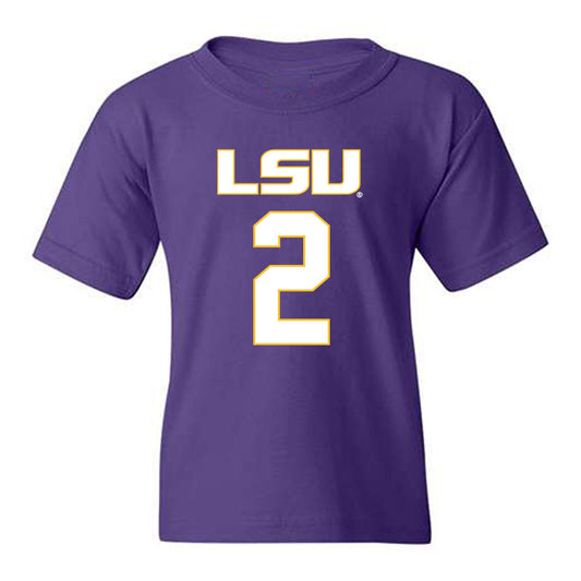 LSU - NCAA Women's Basketball : Grace Knox - Replica Shersey Youth T-Shirt-0