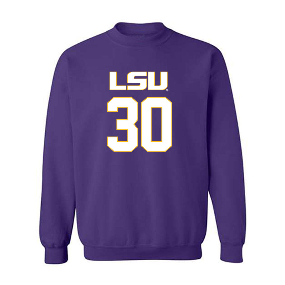 LSU - NCAA Women's Basketball : Jada Richard - Replica Shersey Crewneck Sweatshirt-0
