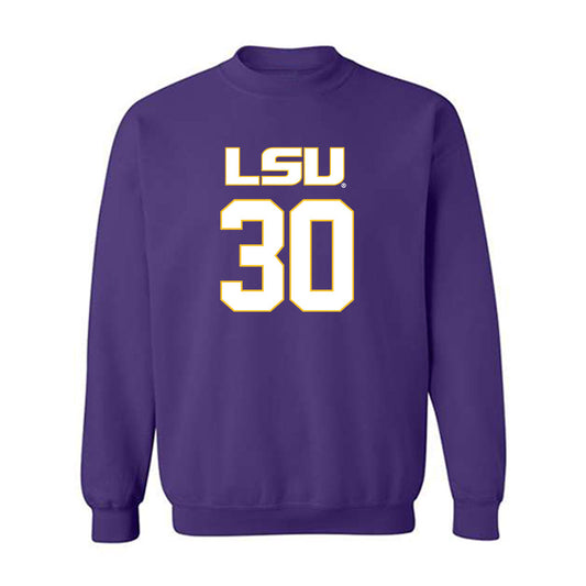 LSU - NCAA Women's Basketball : Jada Richard - Replica Shersey Crewneck Sweatshirt-0