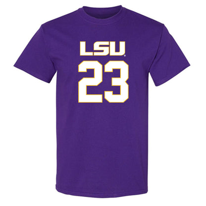 LSU - NCAA Women's Basketball : MiLaysia Fulwiley - Replica Shersey T-Shirt-0