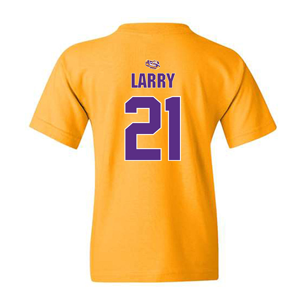 LSU - NCAA Women's Basketball : Chloe Larry - Replica Shersey Youth T-Shirt-1