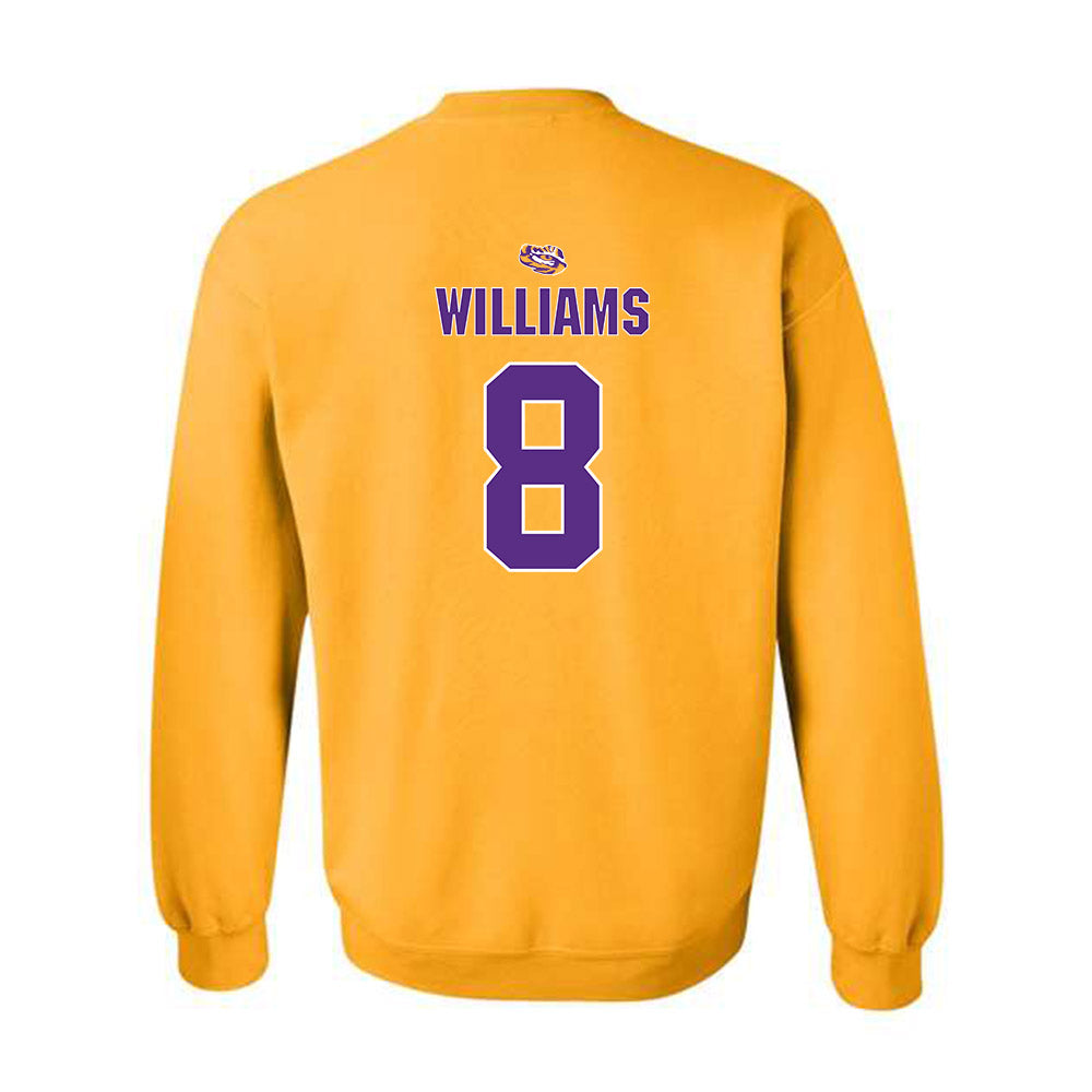 LSU - NCAA Women's Basketball : Jada Williams - Replica Shersey Crewneck Sweatshirt-1