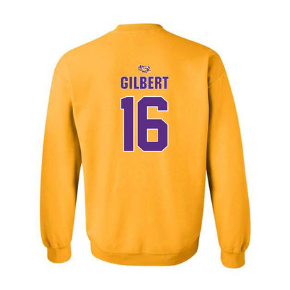 LSU - NCAA Women's Basketball : Kailyn Gilbert - Replica Shersey Crewneck Sweatshirt-1