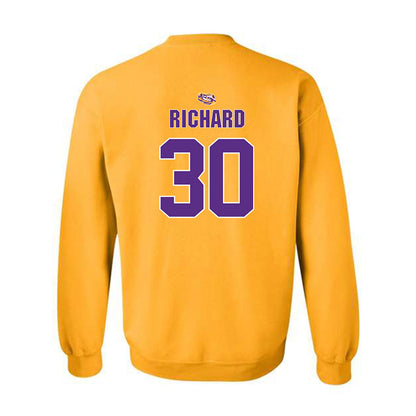 LSU - NCAA Women's Basketball : Jada Richard - Replica Shersey Crewneck Sweatshirt-1