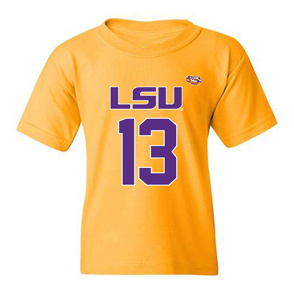 LSU - NCAA Women's Basketball : Kate Koval - Replica Shersey Youth T-Shirt-0