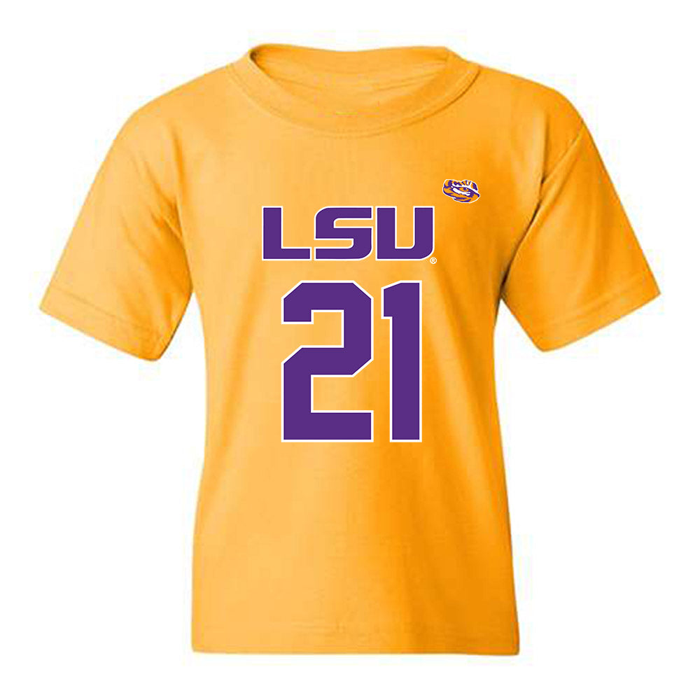 LSU - NCAA Women's Basketball : Chloe Larry - Replica Shersey Youth T-Shirt-0