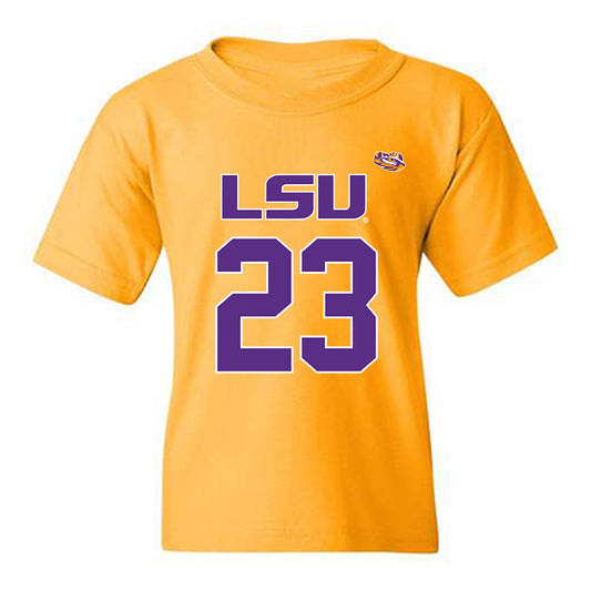 LSU - NCAA Women's Basketball : MiLaysia Fulwiley - Replica Shersey Youth T-Shirt-0