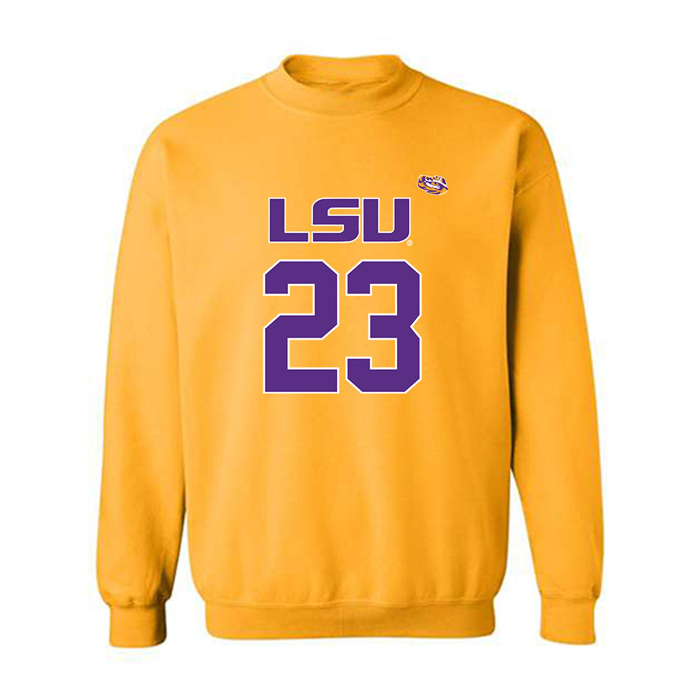 LSU - NCAA Women's Basketball : MiLaysia Fulwiley - Replica Shersey Crewneck Sweatshirt-0