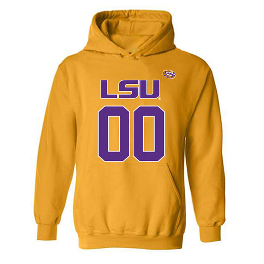 LSU - NCAA Women's Basketball : Laila Reynolds - Replica Shersey Hooded Sweatshirt-0
