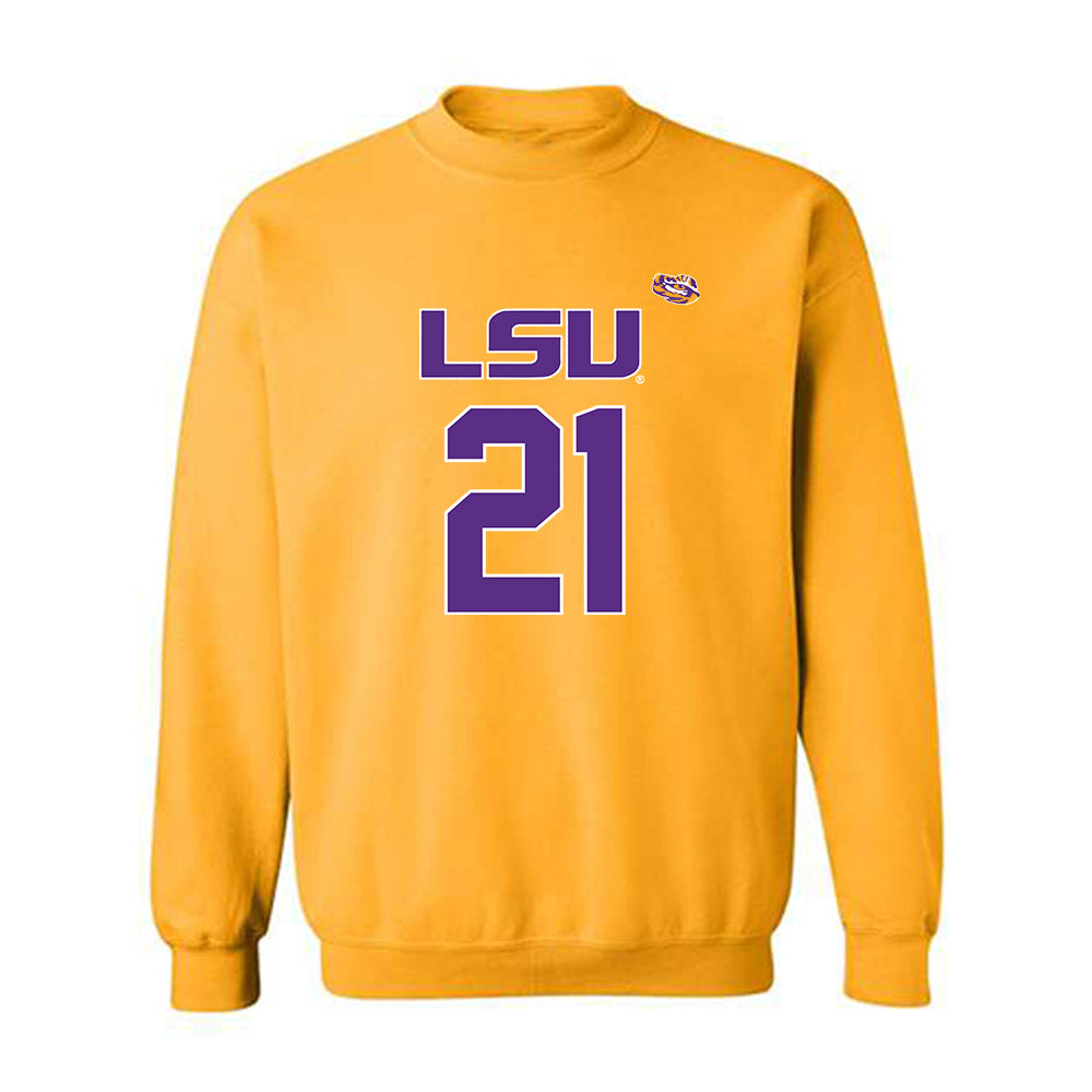 LSU - NCAA Women's Basketball : Chloe Larry - Replica Shersey Crewneck Sweatshirt-0