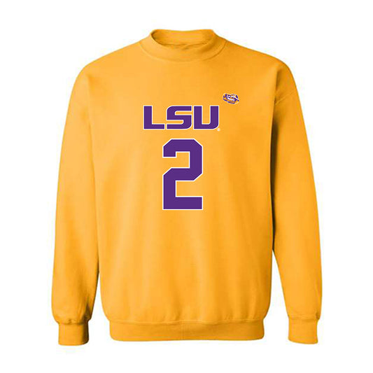 LSU - NCAA Women's Basketball : Grace Knox - Replica Shersey Crewneck Sweatshirt-0