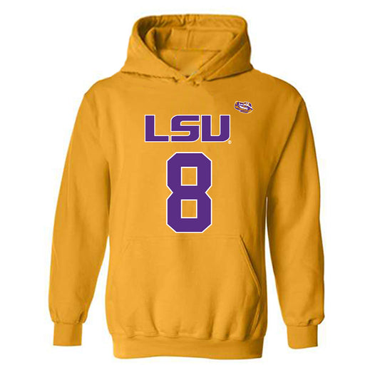 LSU - NCAA Women's Basketball : Jada Williams - Replica Shersey Hooded Sweatshirt-0